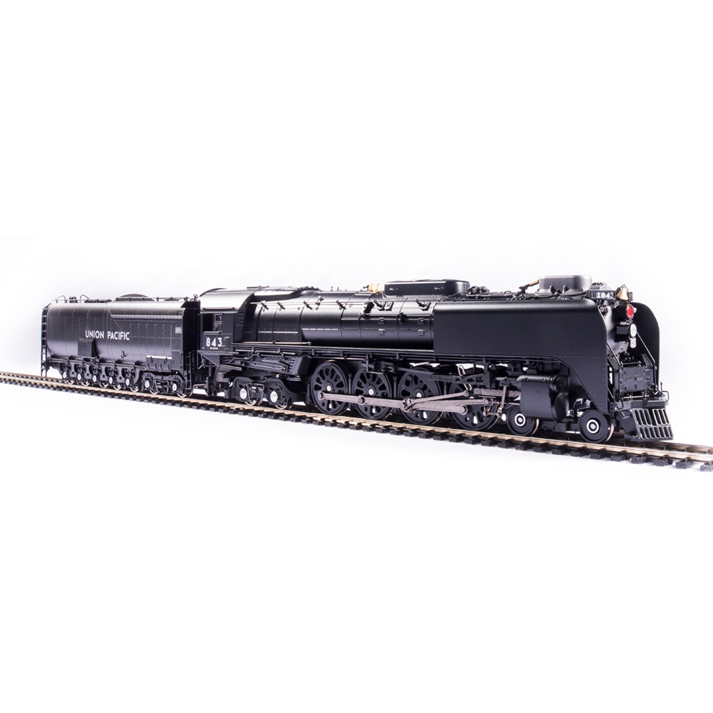 Broadway Limited HO Scale Union Pacific 4-8-4 FEF-3 843 Paragon4 DCC Sound - Fusion Scale Hobbies