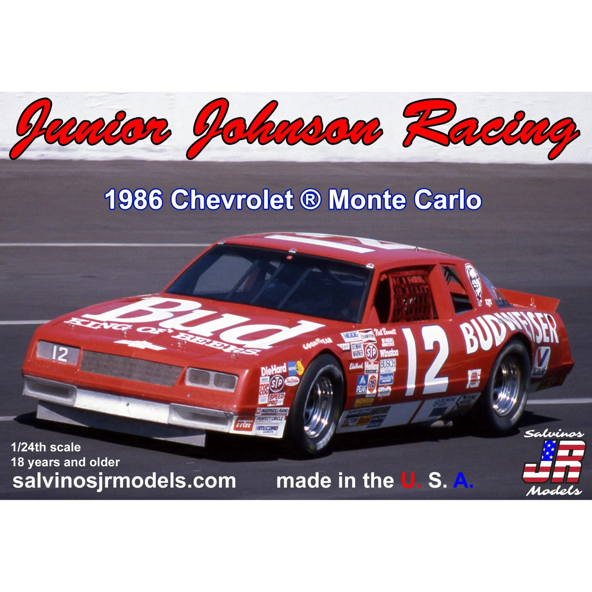 Salvinos JR Models Junior Johnson Racing 1986 Chevrolet ® Monte Carlo #12