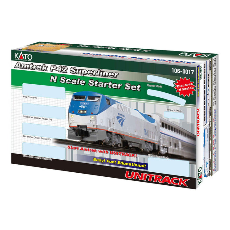 Kato N Scale Scale Amtrak P42 Superliner Phase IVb Starter Set