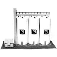 Plastruct O gauge Silo & Grain Elevator Model Kit