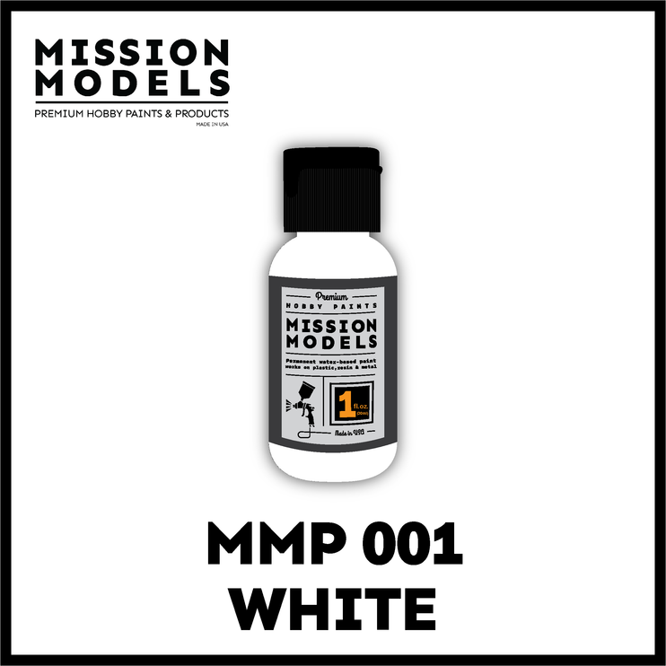 Mission Models Paint White MMP001 1oz