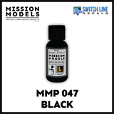Mission Models Paint Black MMP047 1oz