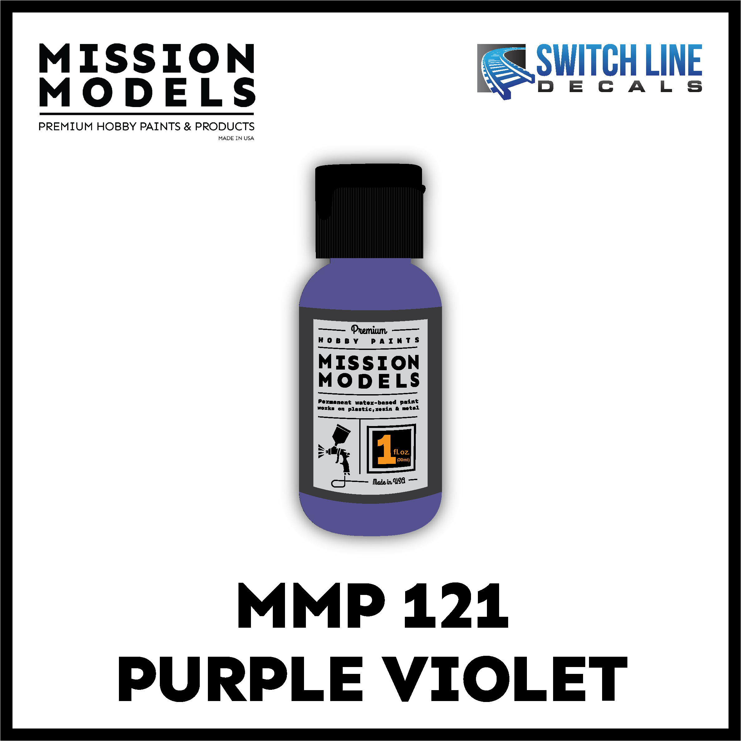 Mission Models Paint Purple Violet MMP0121 1oz