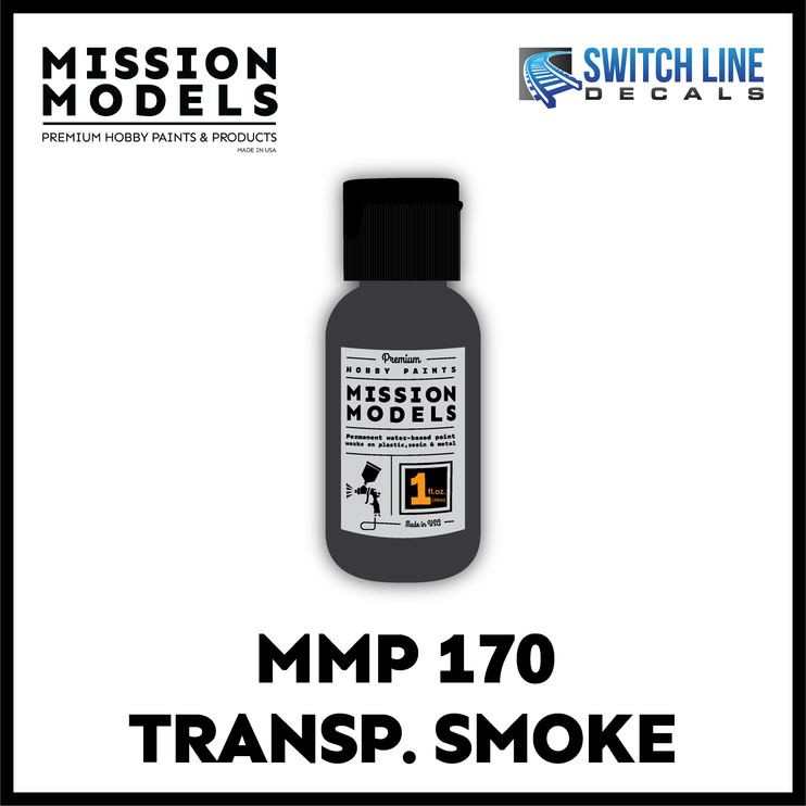 Mission Models Paint Transparent Smoke 1oz