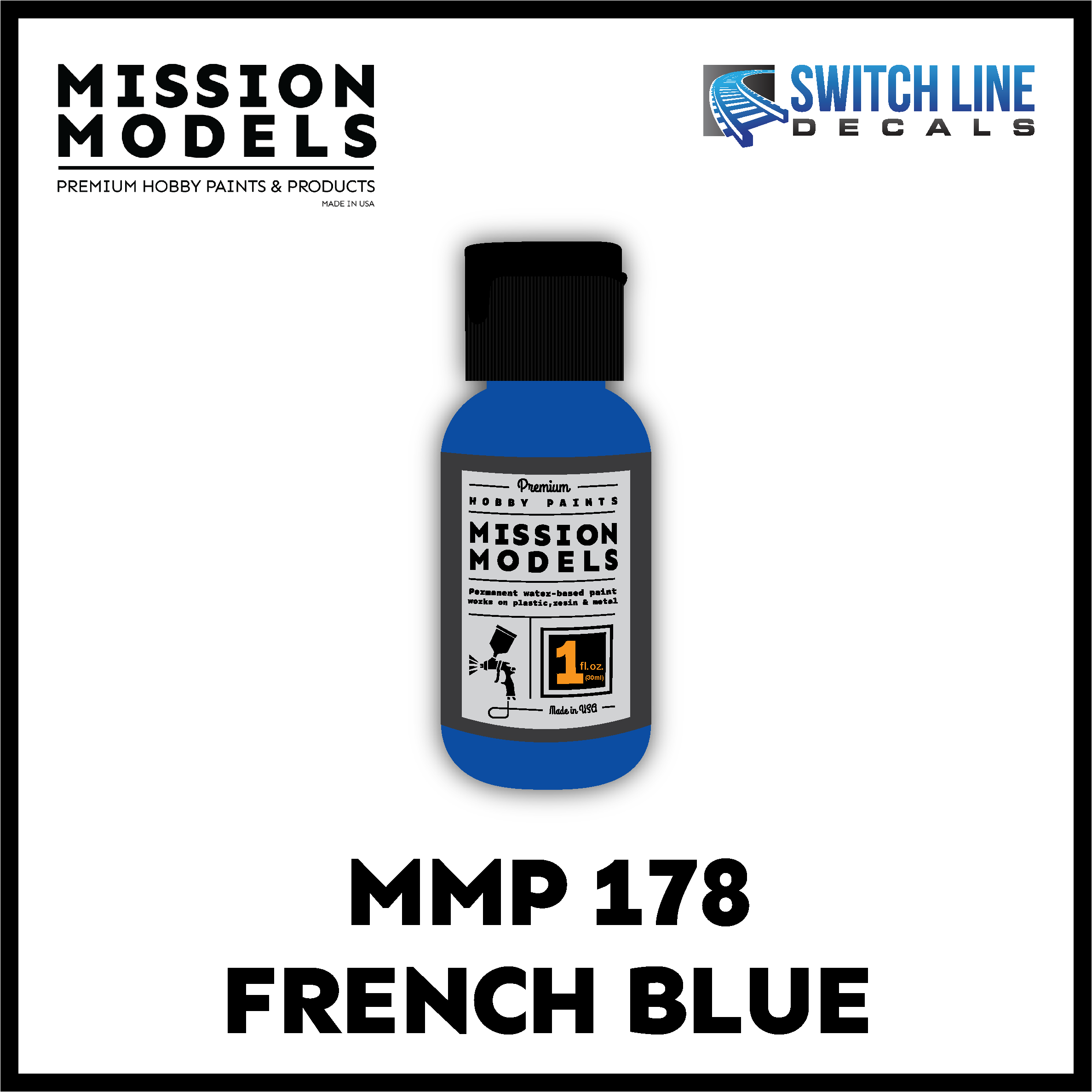 Mission Models Paint French Blue  1oz
