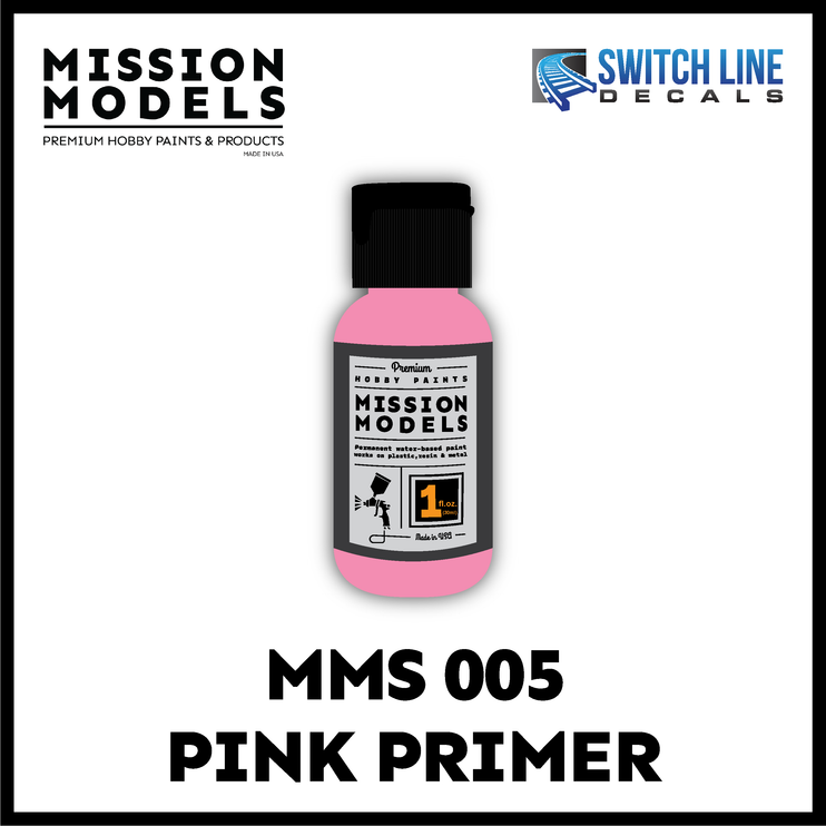 Mission Models Paint Pink Primer 1oz