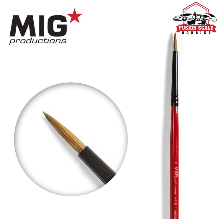 Mig Productions Marta Kolinsky Paint Brush Size 1