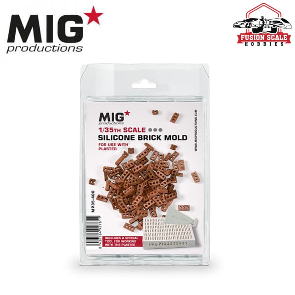 Mig Productions 1/35 Silicone Brick Mold MP35-400