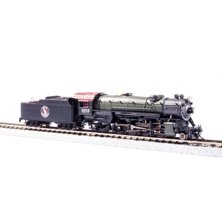 Broadway Limited N P4 USRA Hvy.Mikado Steam Loco GN #3202/Glacier Green /DC/D