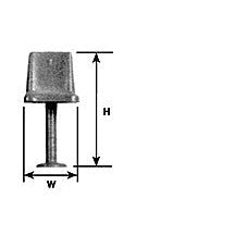 Plastruct O gauge White Styrene Drafting Pedestal Stool (1 per pack)