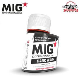 Mig Productions Enamel Wash 75ml Dark Wash MP220