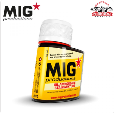 Mig Productions Enamel Wash 75ml Oil & Grease Stain Mixture MP410