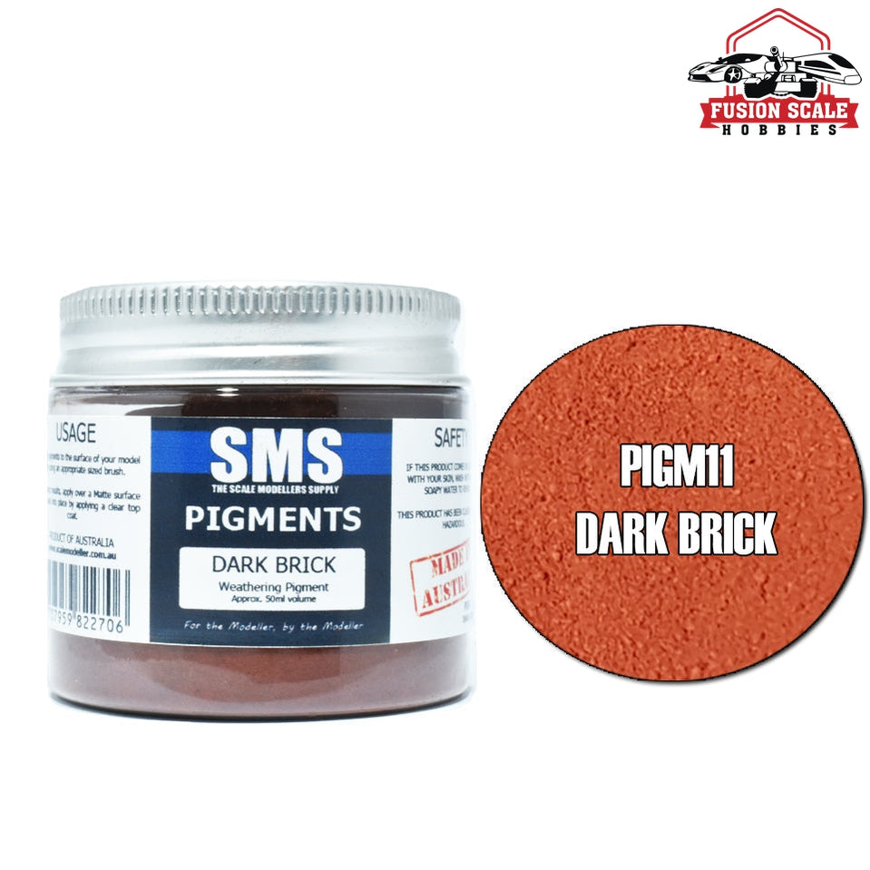 Scale Modelers Supply Pigment Dark Brick 50ml