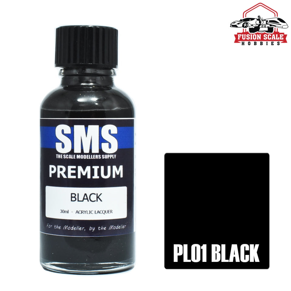 Scale Modelers Supply Premium Black 30ml
