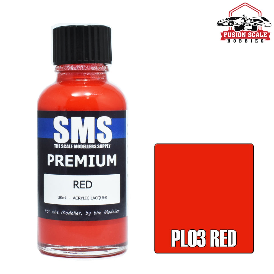 Scale Modelers Supply Premium Red 30ml