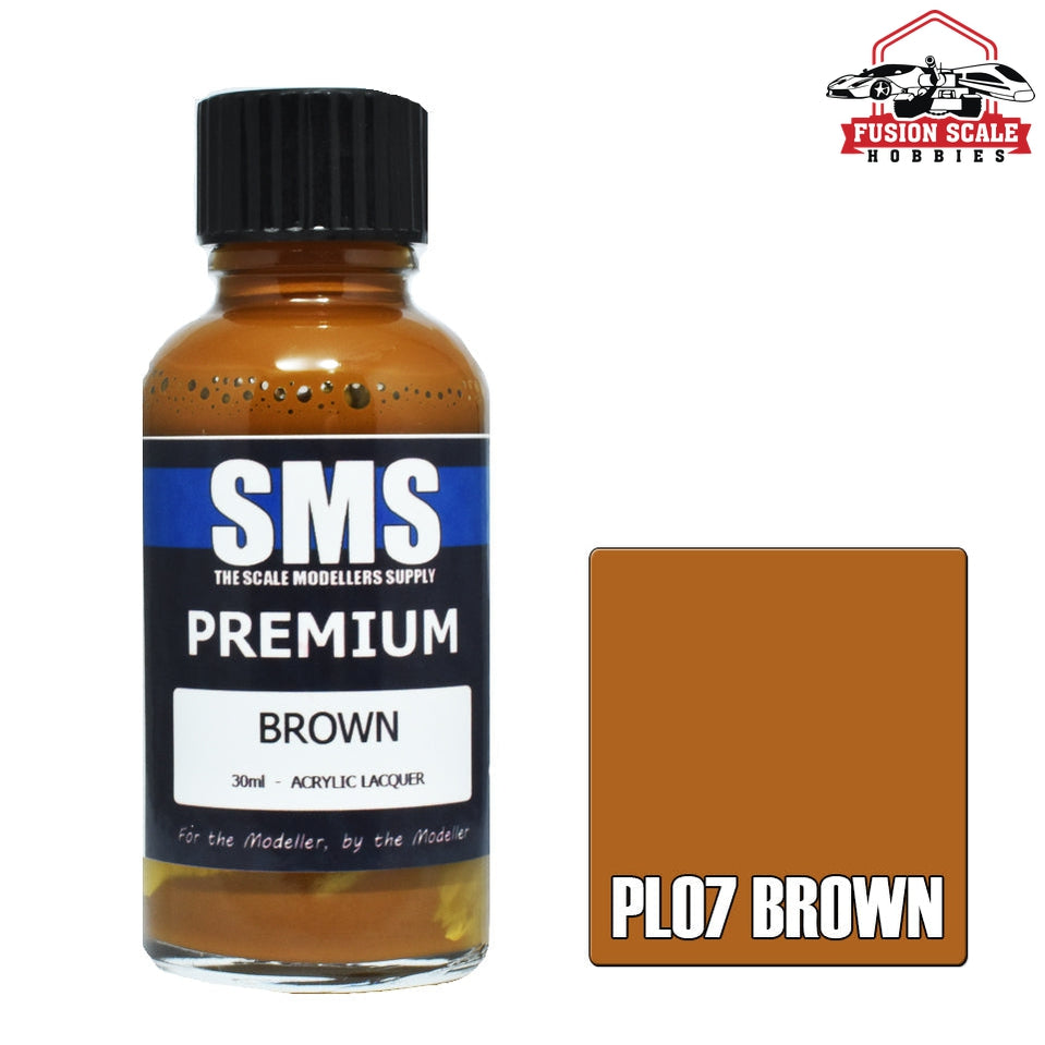 Scale Modelers Supply Premium Brown 30ml