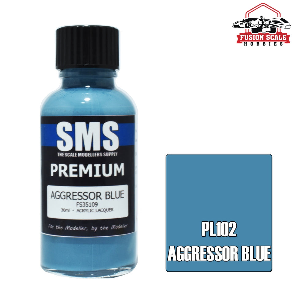 Scale Modelers Supply Premium Aggressor Blue 30ml