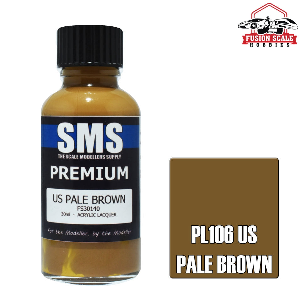 Scale Modelers Supply Premium Us Pale Brown 30ml
