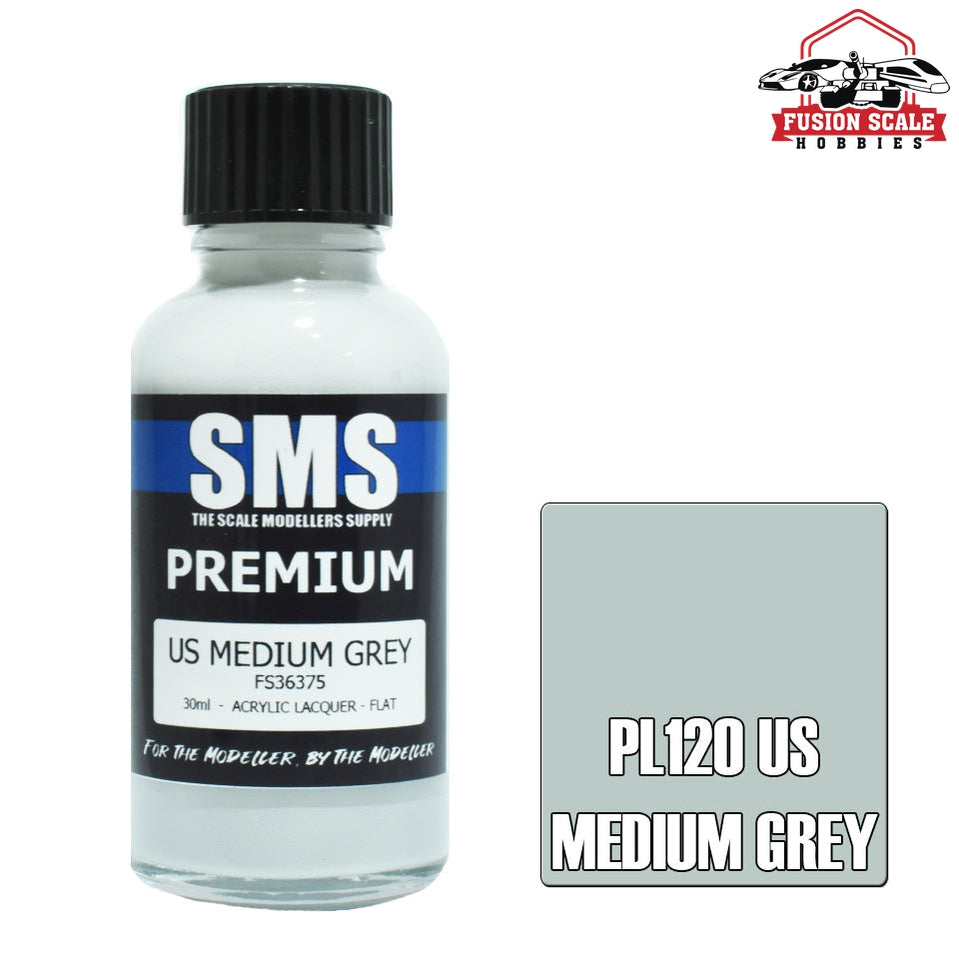 Scale Modelers Supply Premium Us Medium Grey 30ml