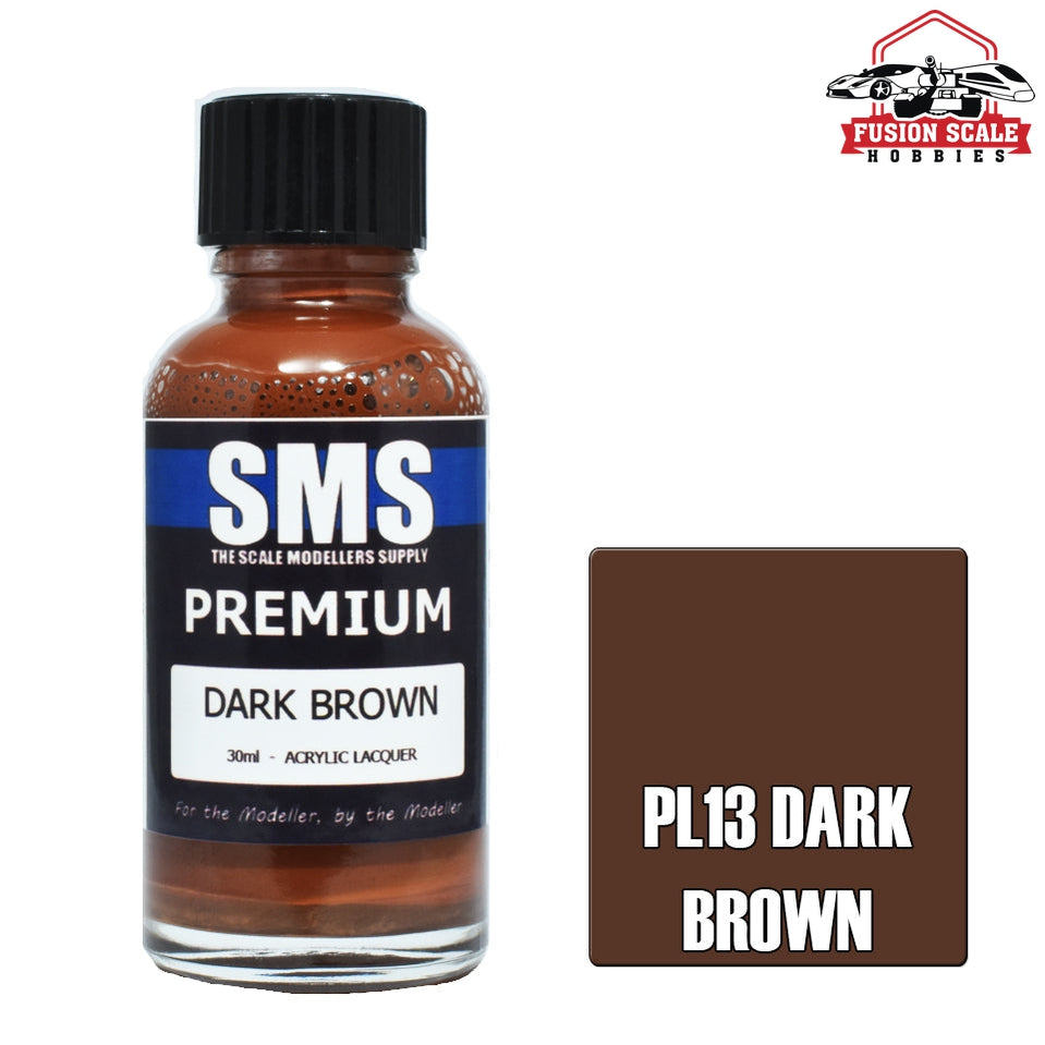 Scale Modelers Supply Premium Dark Brown 30ml