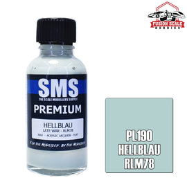 Scale Modelers Supply Premium Hellblau Rlm 30ml