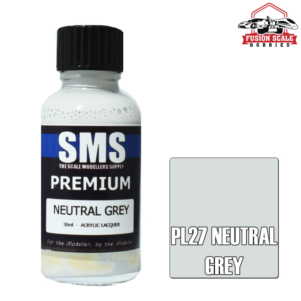 Scale Modelers Supply Premium Neutral Grey 30ml