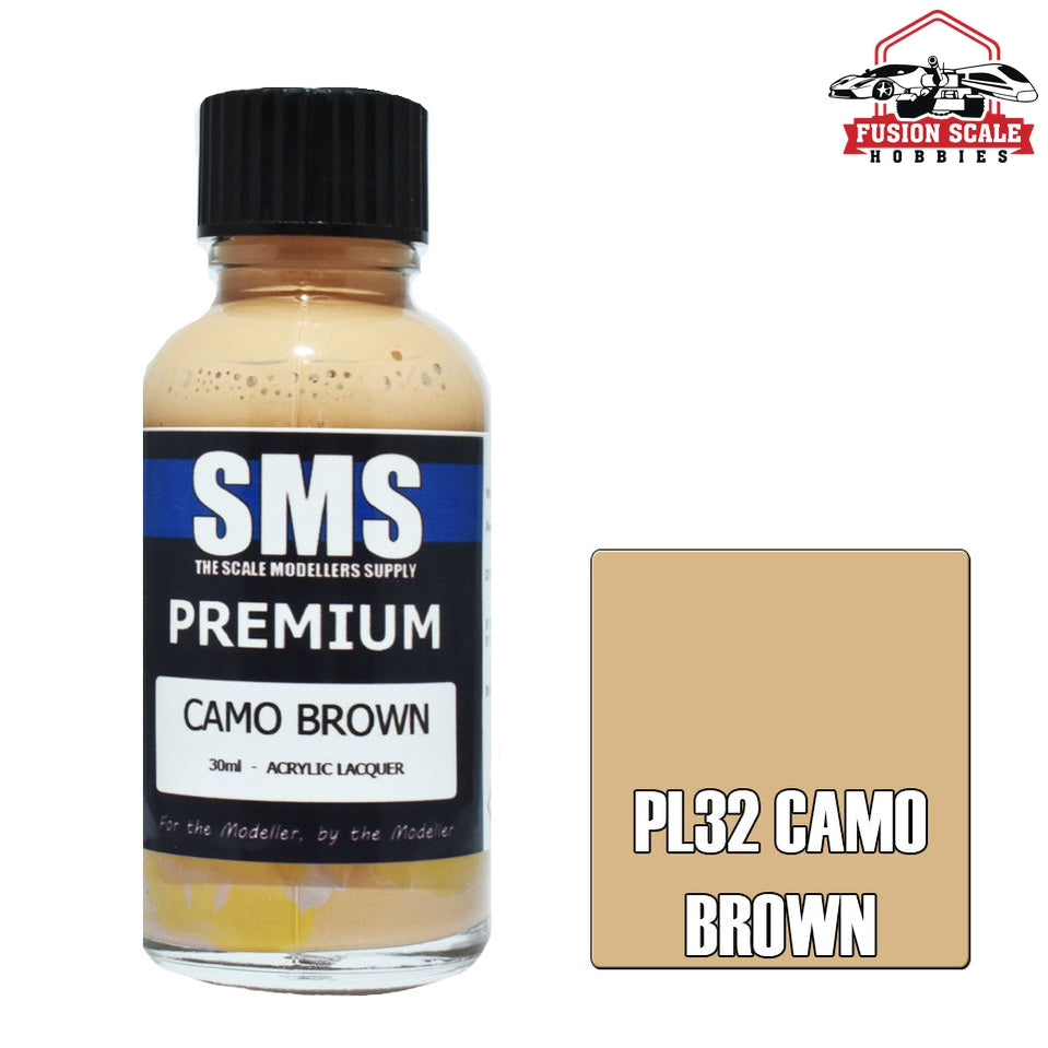 Scale Modelers Supply Premium Camo Brown 30ml
