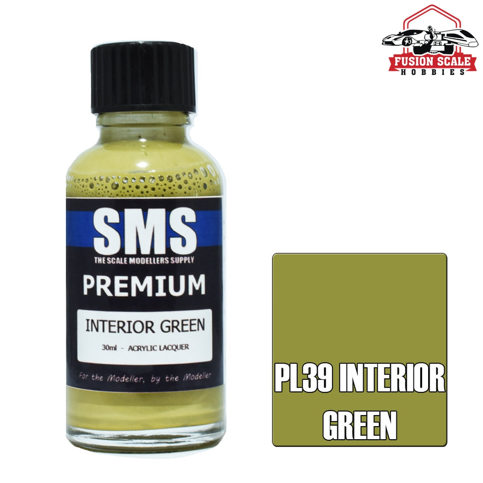 Scale Modelers Supply Premium Interior Green 30ml