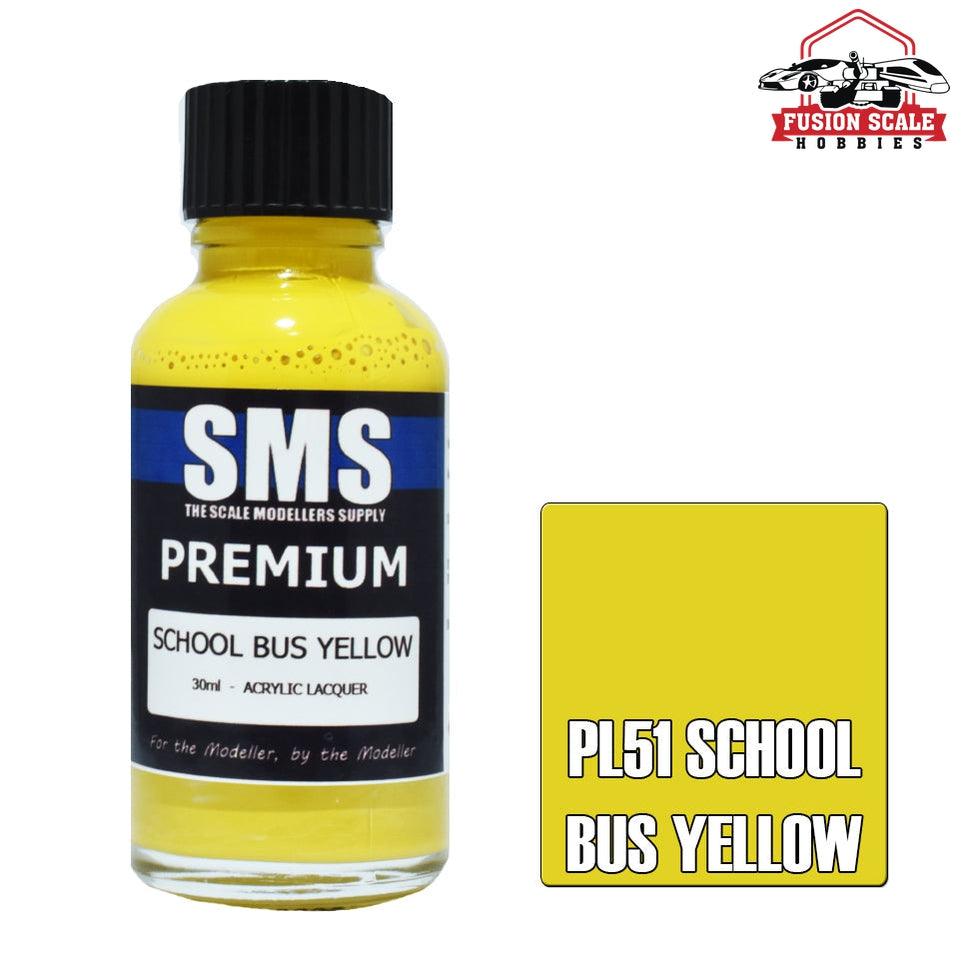 Scale Modelers Supply Premium School Bus Yellow 30ml