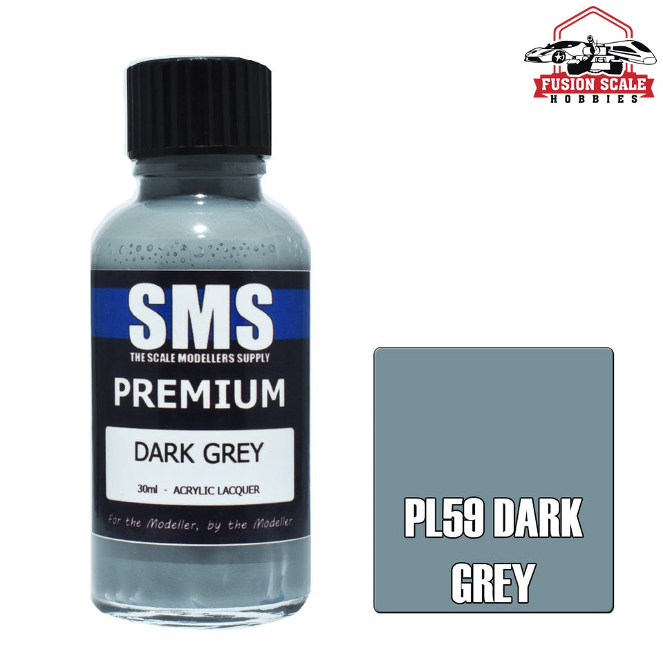 Scale Modelers Supply Premium Dark Grey 30ml