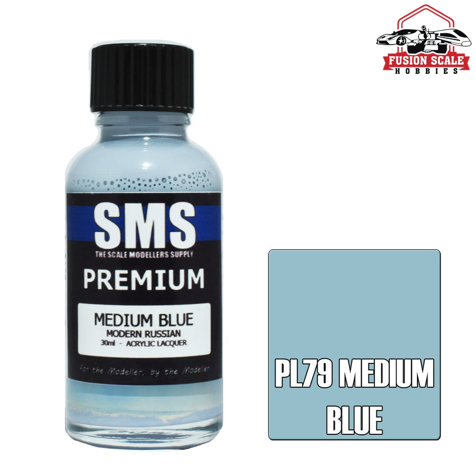 Scale Modelers Supply Premium Medium Blue 30ml