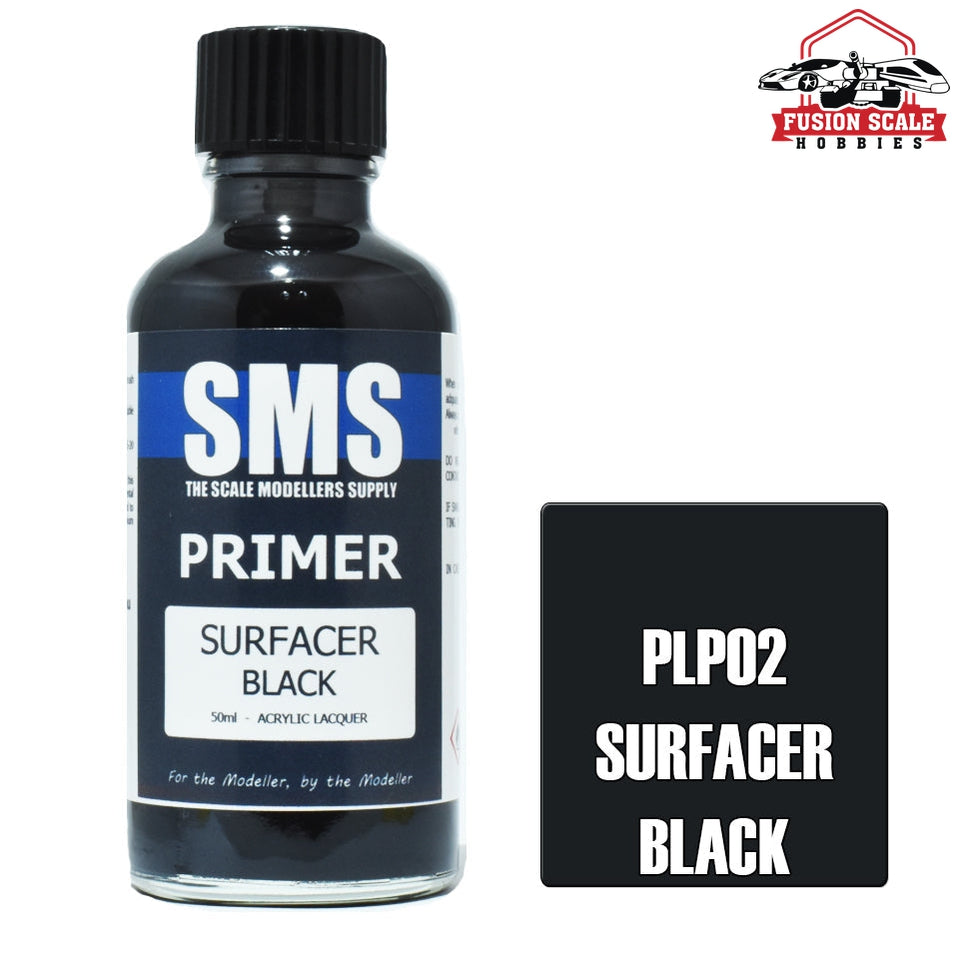 Scale Modelers Supply Primer Surfacer Black 50ml