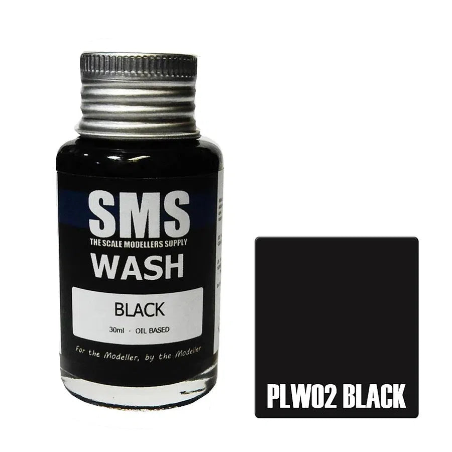 Scale Modelers Supply Wash Black 30ml