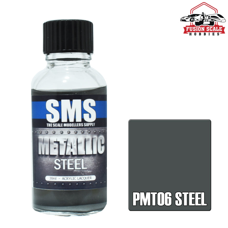 Scale Modelers Supply Metallic Steel 30ml