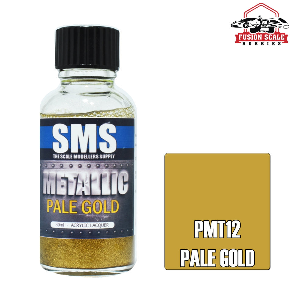 Scale Modelers Supply Metallic Pale Gold 30ml