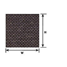 Plastruct HO gauge Gray Asphalt Shingle Sheet 12" x 7" (2 per pack)