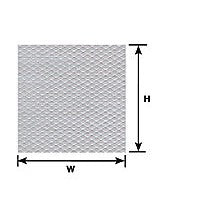 Plastruct HO gauge  White Tread Plate  Sheet 12" x 7"  (2 per pack)