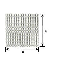 Plastruct N gauge White Tread Plate  Sheet 3-7/8" x 2-1/4" (2 per pack)