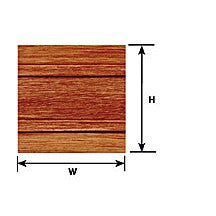 Plastruct Dollhouse Beige Board and Batten 7" x 24" (1 per pack)