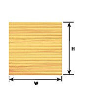 Plastruct 1/16" Beige Wood Planking Sheet 12" x 7" (2 per pack)