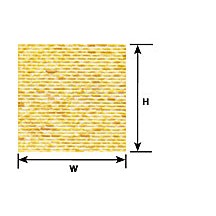 Plastruct HO gauge Red Clay Rough Brick Sheet 12" x 7"  (2 per pack)