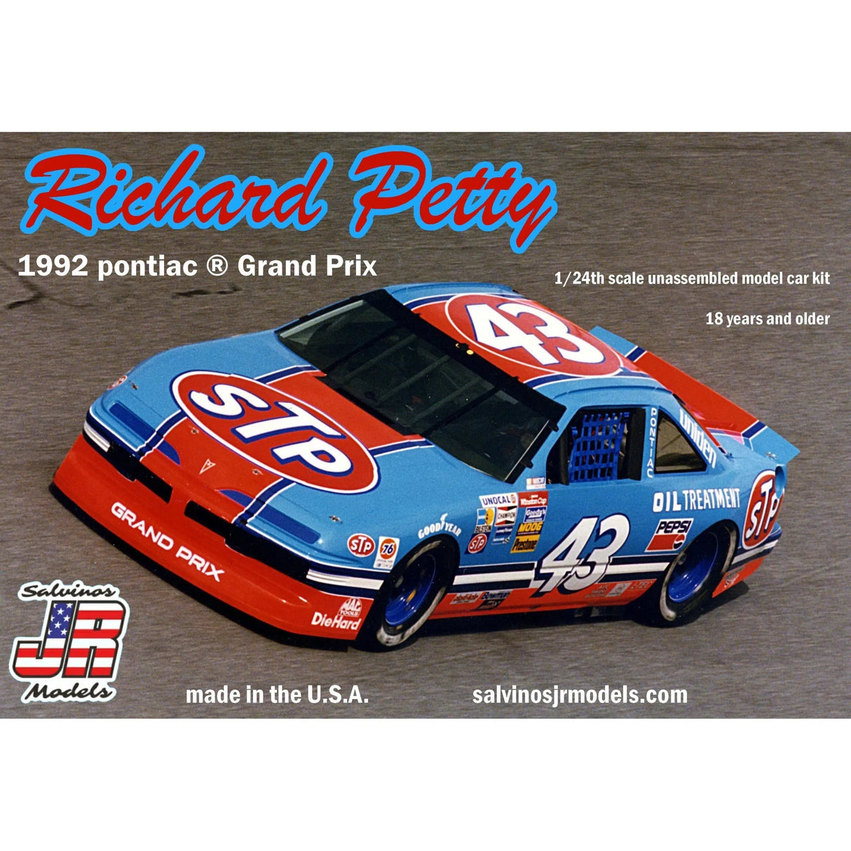 Salvinos JR Models Richard Petty 1992 Pontiac GP