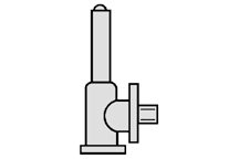 Plastruct 1/8" Gray Butyrate Relief Valve for TB-4 (5 per pack)