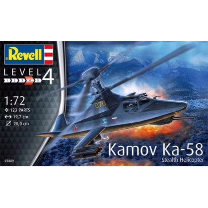 Revell 1/72 Kamov Ka58 Stealth Helicopter