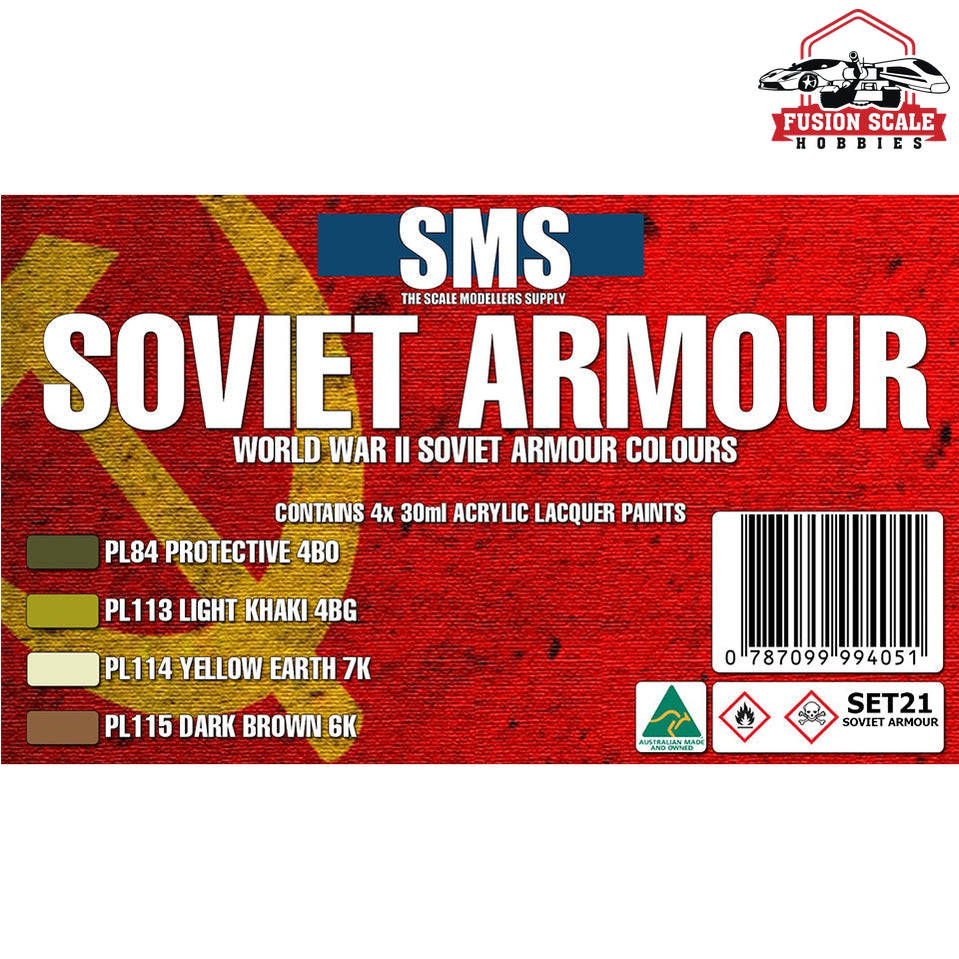 Scale Modelers Supply Soviet Wwii Armour Color Set