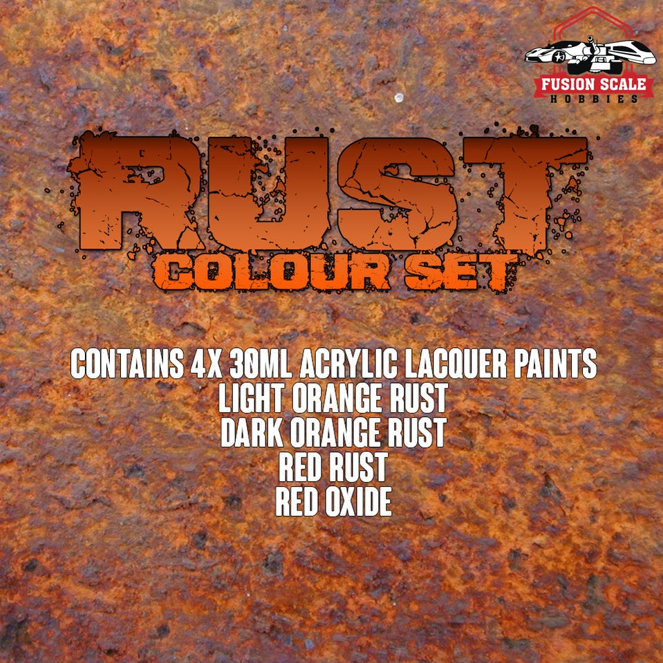 Scale Modelers Supply Rust Color Set
