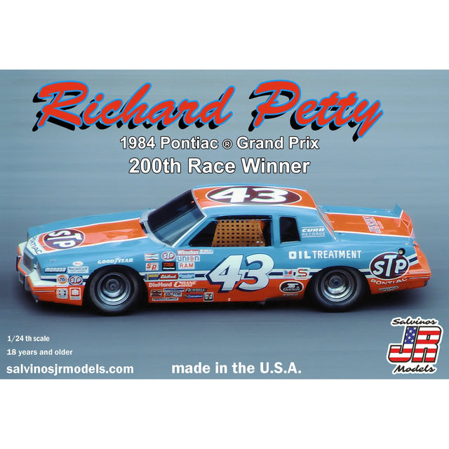 Salvinos JR Models Richard Petty 1984 Pontiac Grand Prix 200 Race Winner Model Parts Warehouse