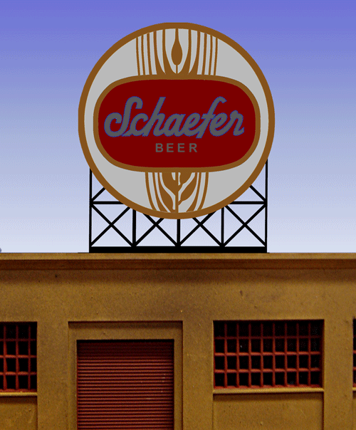 Miller Engineering Schaefer Beer Sign  (Lg)