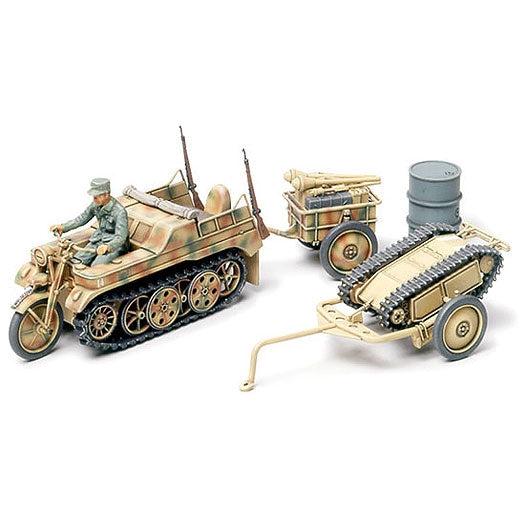 1/48 SdKfz 2 Kettenkrad w/Cart & Goliath Demo Vehicle - Fusion Scale Hobbies