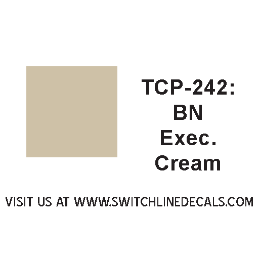 Tru Color Paint TCP-242 Burlington Northern BN Executive Cream 1oz TCP242